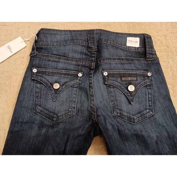 NWT Hudson Jeans Women Size 27 Dark Wash Signature Bootcut 8 3/4inch Front Rise - Picture 4 of 10